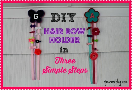 DIY Hair Bow Holder
